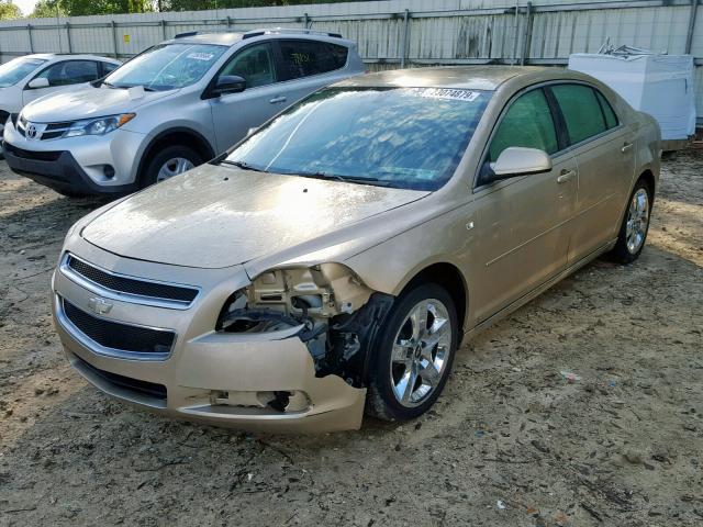 1G1ZH57BX8F276031 - 2008 CHEVROLET MALIBU 1LT BROWN photo 2