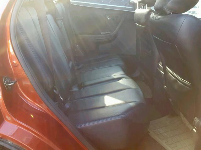 JN8AZ08W86W524669 - 2006 NISSAN MURANO SL RED photo 6
