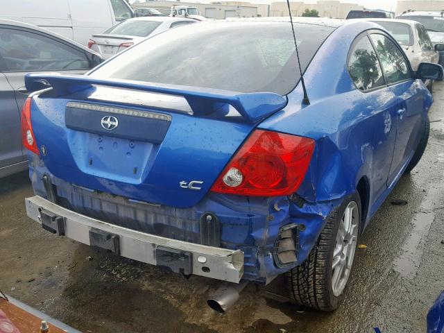 JTKDE167260133714 - 2006 TOYOTA SCION TC ლურჯი ფოტო 4