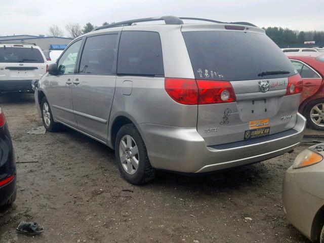 5TDZA23C96S475223 - 2006 TOYOTA SIENNA CE GRAY photo 3