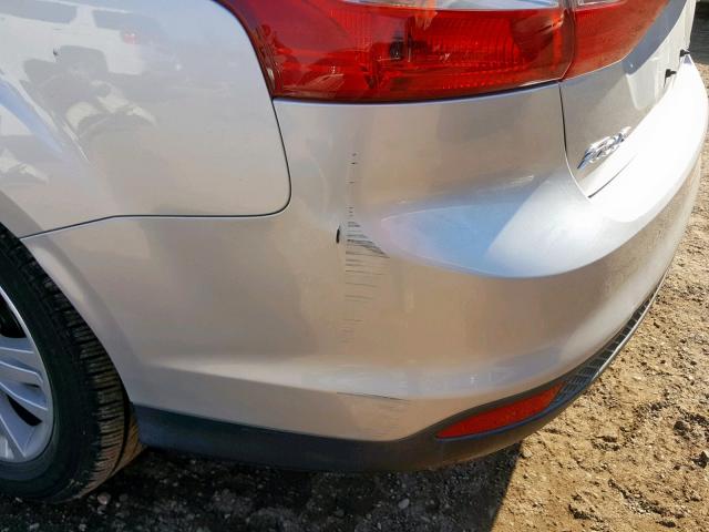 1FAHP3H22CL237460 - 2012 FORD FOCUS SEL SILVER photo 9