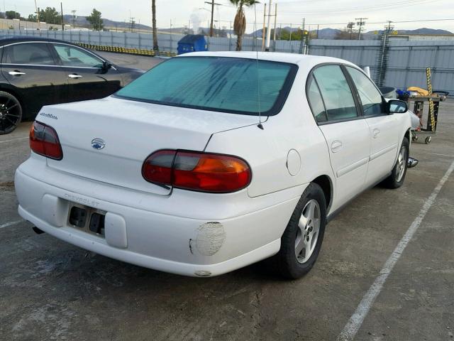 1G1ND52J03M651678 - 2003 CHEVROLET MALIBU WHITE photo 4