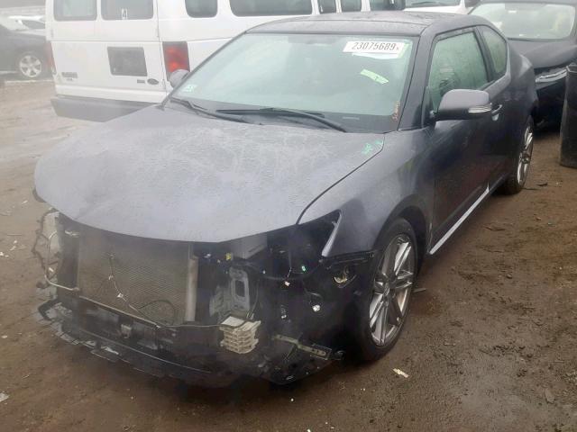 JTKJF5C73C3030081 - 2012 TOYOTA SCION TC GRAY photo 2