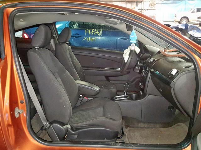 1G2AL15F877169008 - 2007 PONTIAC G5 ORANGE photo 5