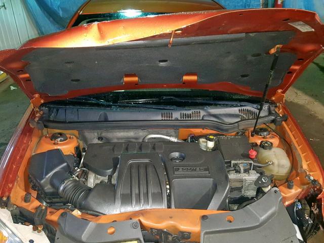 1G2AL15F877169008 - 2007 PONTIAC G5 ORANGE photo 7