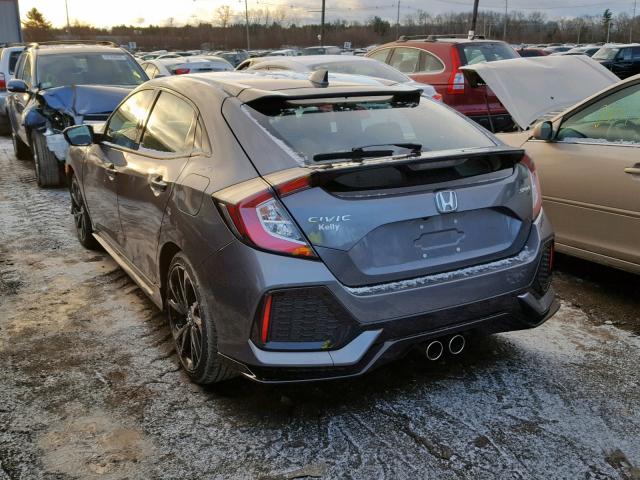 SHHFK7G40JU217782 - 2018 HONDA CIVIC SPOR CHARCOAL photo 3