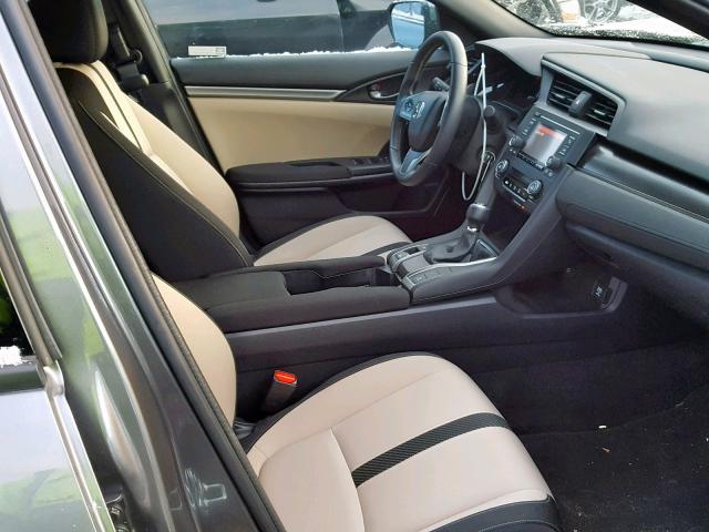 SHHFK7G40JU217782 - 2018 HONDA CIVIC SPOR CHARCOAL photo 5