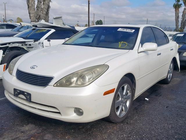 JTHBA30G055080333 - 2005 LEXUS ES 330 WHITE photo 2