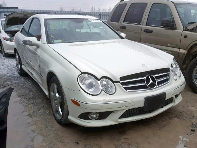 WDBTJ72H17F215995 - 2007 MERCEDES-BENZ CLK 550 WHITE photo 1