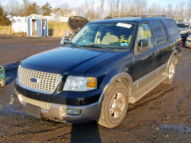 1FMFU18L13LC32947 - 2003 FORD EXPEDITION BLACK photo 2