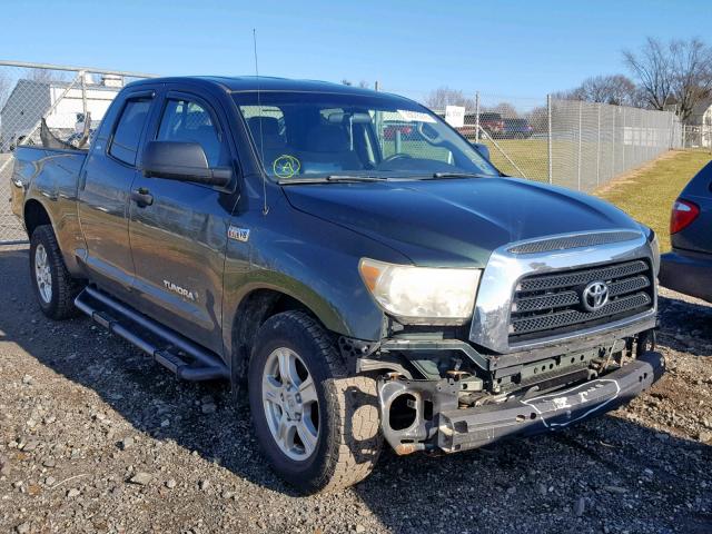 5TBBV54147S459137 - 2007 TOYOTA TUNDRA DOU GREEN photo 1