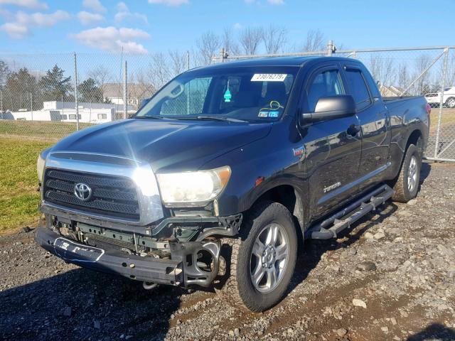 5TBBV54147S459137 - 2007 TOYOTA TUNDRA DOU GREEN photo 2