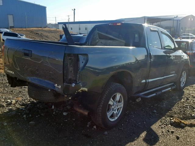 5TBBV54147S459137 - 2007 TOYOTA TUNDRA DOU GREEN photo 4