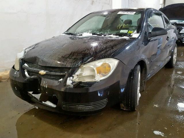 1G1AL15F077414341 - 2007 CHEVROLET COBALT LT BLACK photo 2