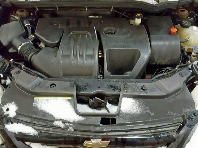 1G1AL15F077414341 - 2007 CHEVROLET COBALT LT BLACK photo 7