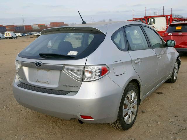 JF1GH61679H816558 - 2009 SUBARU IMPREZA 2. SILVER photo 4