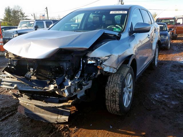 JM3TB3MV4A0218286 - 2010 MAZDA CX-9 SILVER photo 2