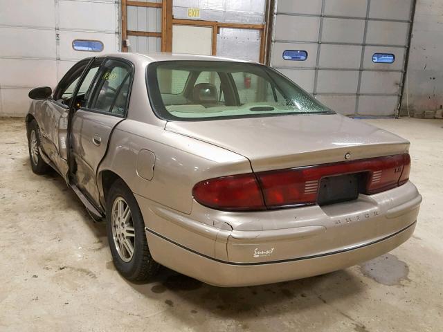 2G4WB55K811124997 - 2001 BUICK REGAL LS TAN photo 3