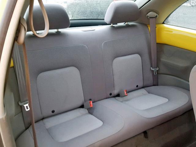 3VWBK21C53M429298 - 2003 VOLKSWAGEN NEW BEETLE ყვითელი ფოტო 6