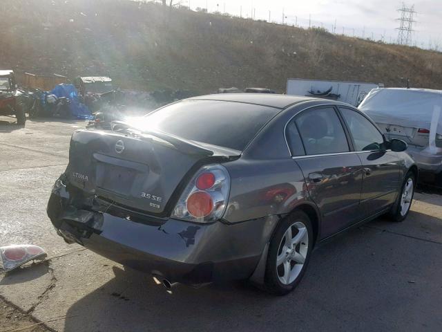 1N4BL11D36C228921 - 2006 NISSAN ALTIMA SE CHARCOAL photo 4