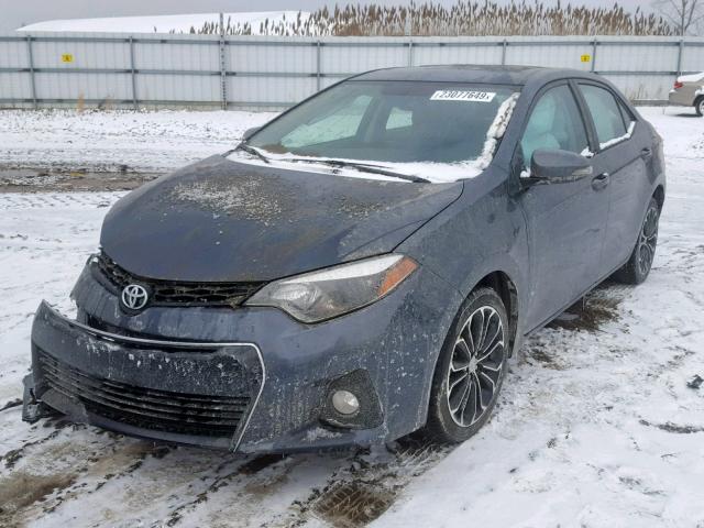 2T1BURHE8FC446624 - 2015 TOYOTA COROLLA L Mavi foto 2