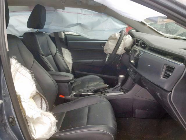 2T1BURHE8FC446624 - 2015 TOYOTA COROLLA L Mavi foto 5