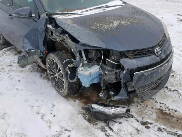 2T1BURHE8FC446624 - 2015 TOYOTA COROLLA L Mavi foto 9