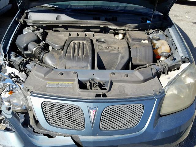 1G2AL15F977367208 - 2007 PONTIAC G5 GREEN photo 7