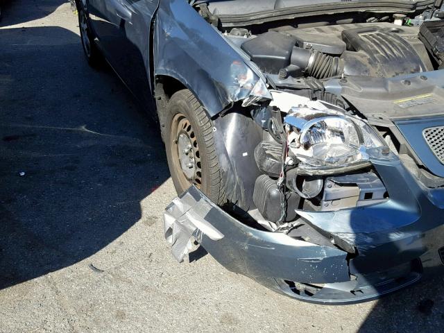 1G2AL15F977367208 - 2007 PONTIAC G5 GREEN photo 9