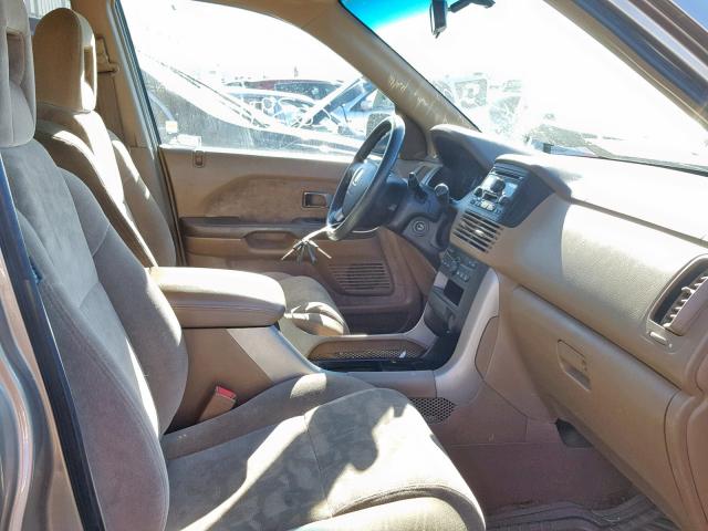 2HKYF18424H510535 - 2004 HONDA PILOT EX 棕色 照片 5