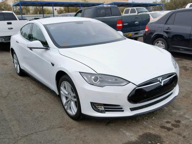 5YJSA1AG5DFP09506 - 2013 TESLA MODEL S WHITE photo 1