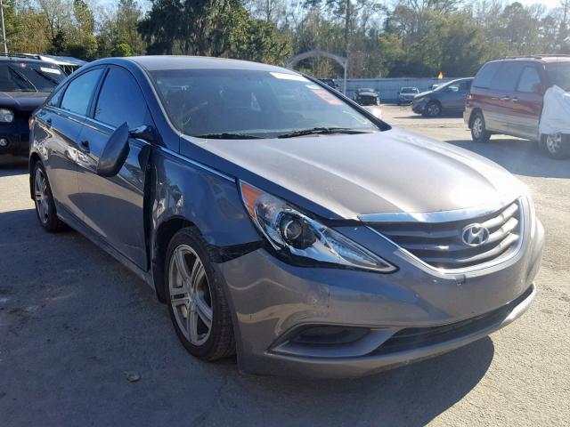 5NPEB4AC2CH437649 - 2012 HYUNDAI SONATA GLS SILVER photo 1