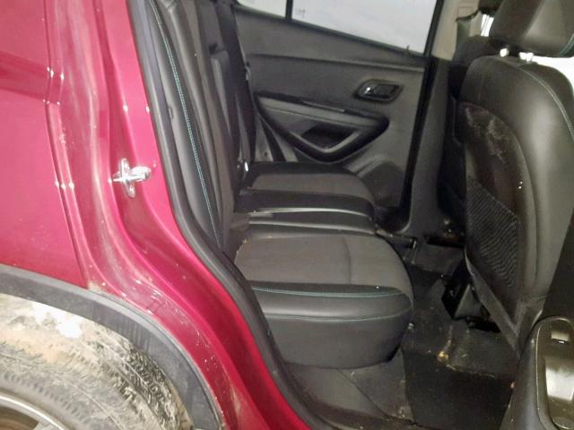 KL7CJRSB4FB190201 - 2015 CHEVROLET TRAX 1LT 红色 照片 6