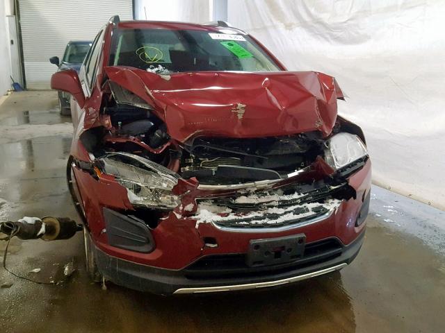 KL7CJRSB4FB190201 - 2015 CHEVROLET TRAX 1LT 红色 照片 9