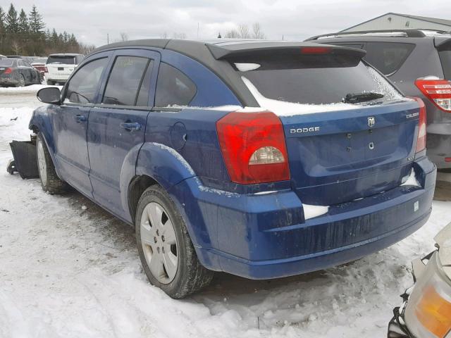 1B3HB48A89D115132 - 2009 DODGE CALIBER SX BLUE photo 3