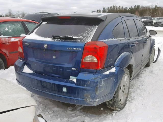 1B3HB48A89D115132 - 2009 DODGE CALIBER SX BLUE photo 4