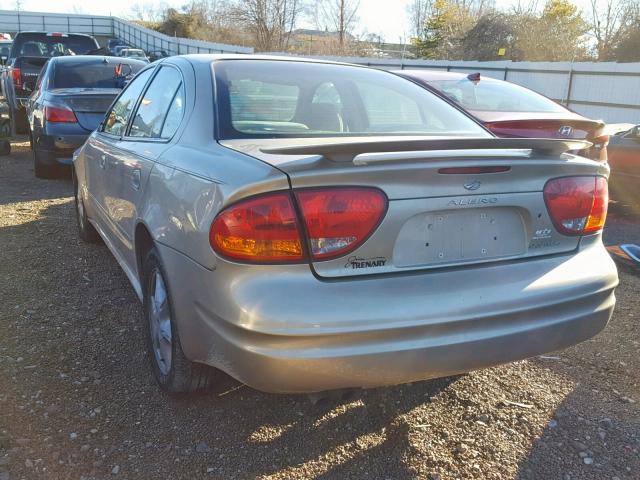 1G3NL52E04C101871 - 2004 OLDSMOBILE ALERO GL GOLD photo 3