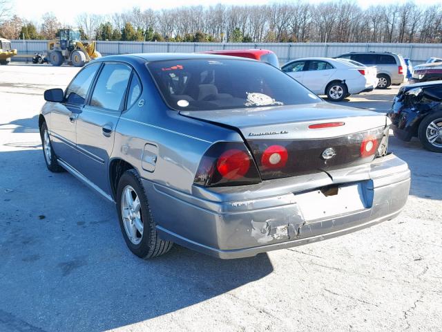 2G1WH55K059247518 - 2005 CHEVROLET IMPALA LS SILVER photo 3