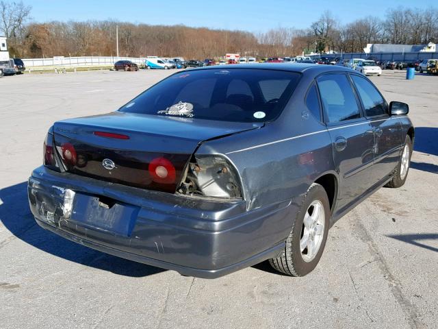 2G1WH55K059247518 - 2005 CHEVROLET IMPALA LS SILVER photo 4