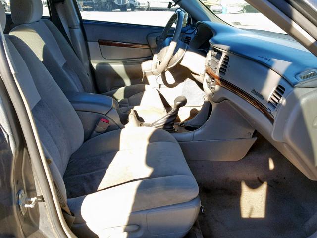 2G1WH55K059247518 - 2005 CHEVROLET IMPALA LS SILVER photo 5