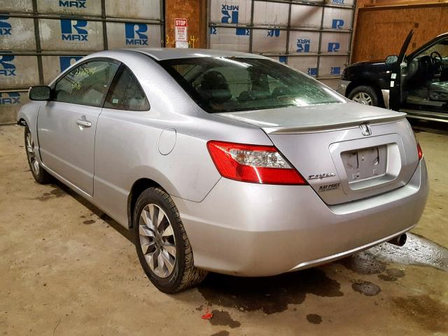 2HGFG12979H520536 - 2009 HONDA CIVIC EXL SILVER photo 3