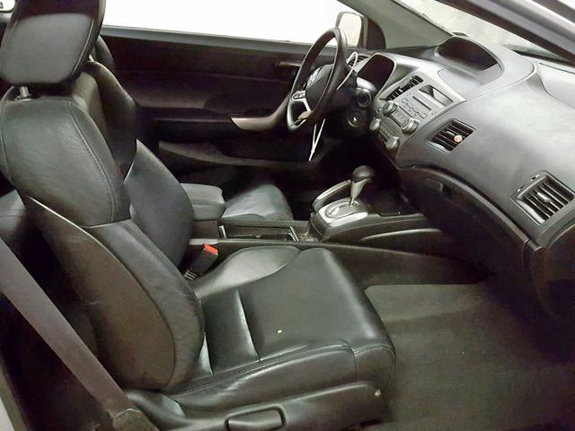 2HGFG12979H520536 - 2009 HONDA CIVIC EXL SILVER photo 5