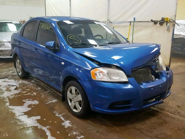 KL1TD56698B080478 - 2008 CHEVROLET AVEO BASE Көк фото 1