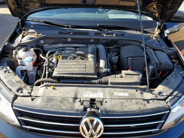 3VW267AJ3GM271307 - 2016 VOLKSWAGEN JETTA S BLACK photo 7