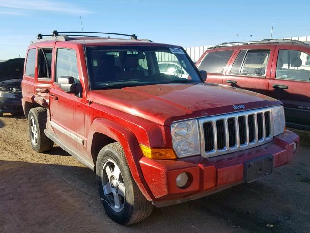 1J4RG4GKXAC130315 - 2010 JEEP COMMANDER RED photo 1