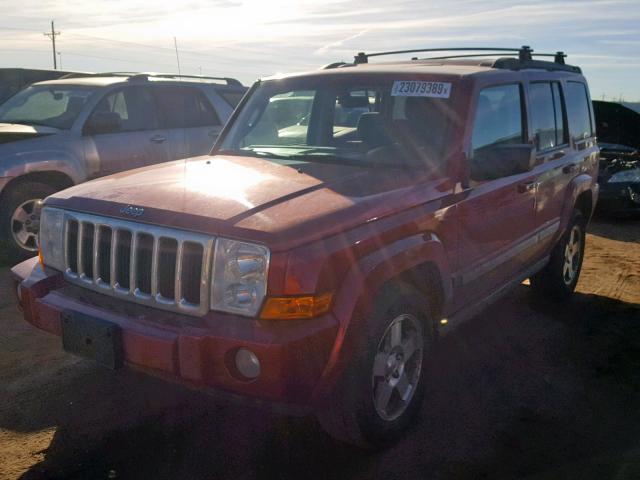 1J4RG4GKXAC130315 - 2010 JEEP COMMANDER RED photo 2