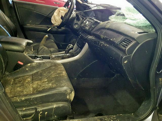 1HGCR2F53GA055968 - 2016 HONDA ACCORD SPO GRAY photo 5