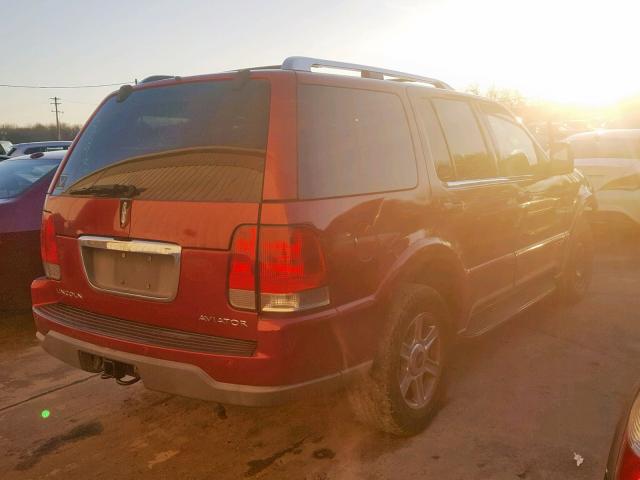 5LMEU88H45ZJ27851 - 2005 LINCOLN AVIATOR 红色 照片 4