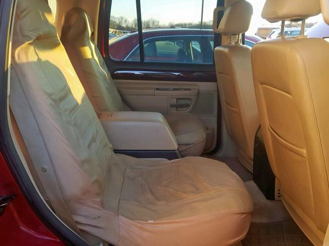 5LMEU88H45ZJ27851 - 2005 LINCOLN AVIATOR 红色 照片 6