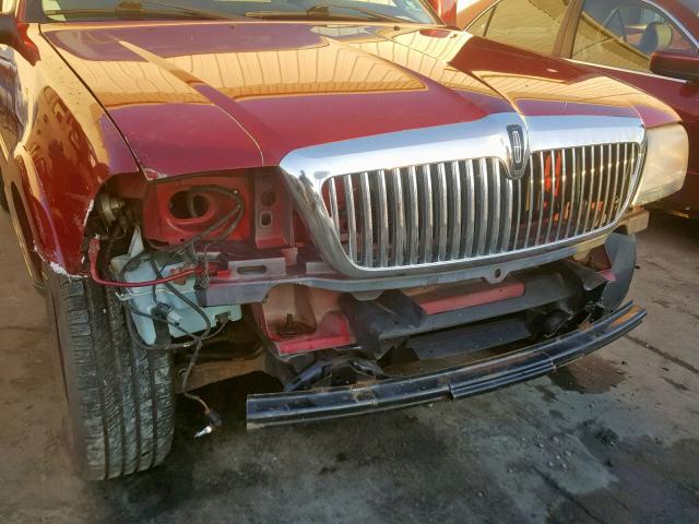 5LMEU88H45ZJ27851 - 2005 LINCOLN AVIATOR 红色 照片 9